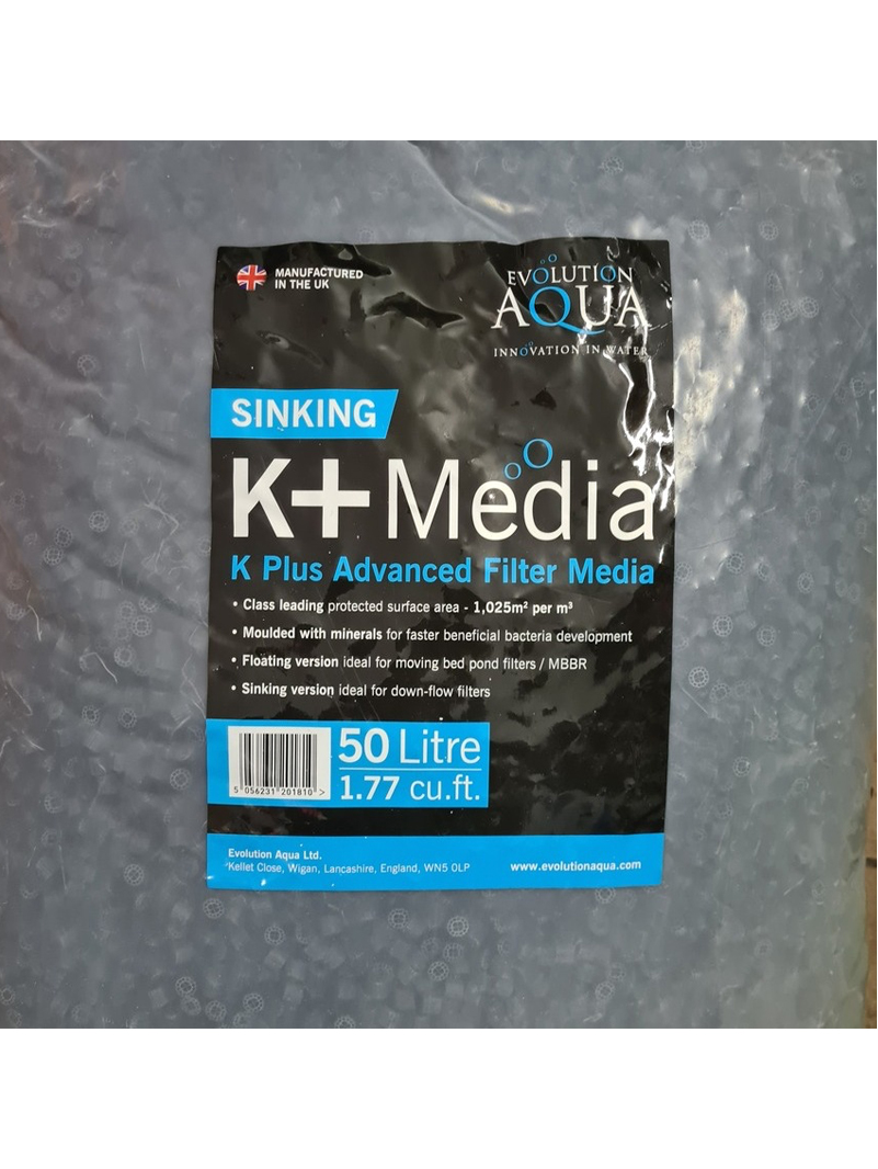 Kaldnes K+ Media Filtracyjne Czarne Tonące