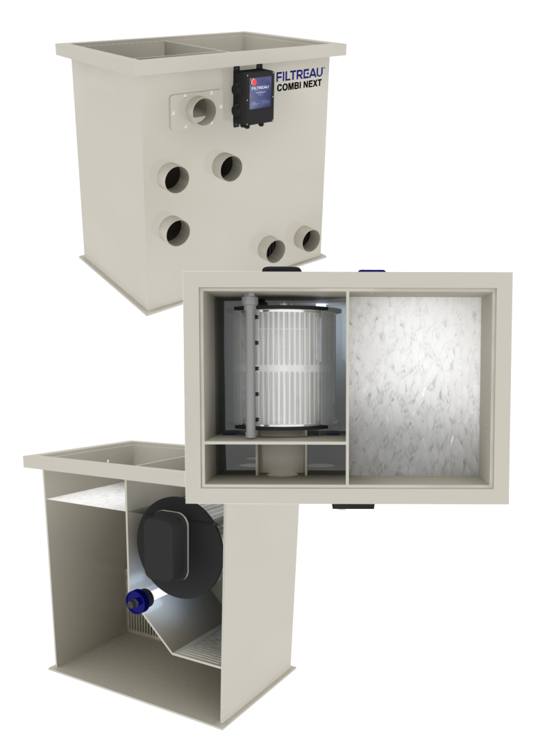 Filtr Filtreau bębnowy Combi Next Grawitacja/Pompa